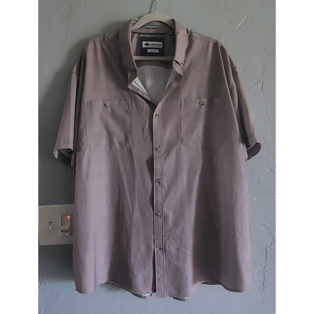 Tallwoods Shirts Premium Life Style, Stretch Men Size 3X, 24.5 Inch Of Armp To A